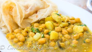 CURRY CHANNA AND ALOO | CURRY CHICKPEAS WITH POTATO