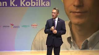 Chemistry Nobel Laureate Prof. Brian Kobilka on April 21, 2026, at National Tsing Hua University