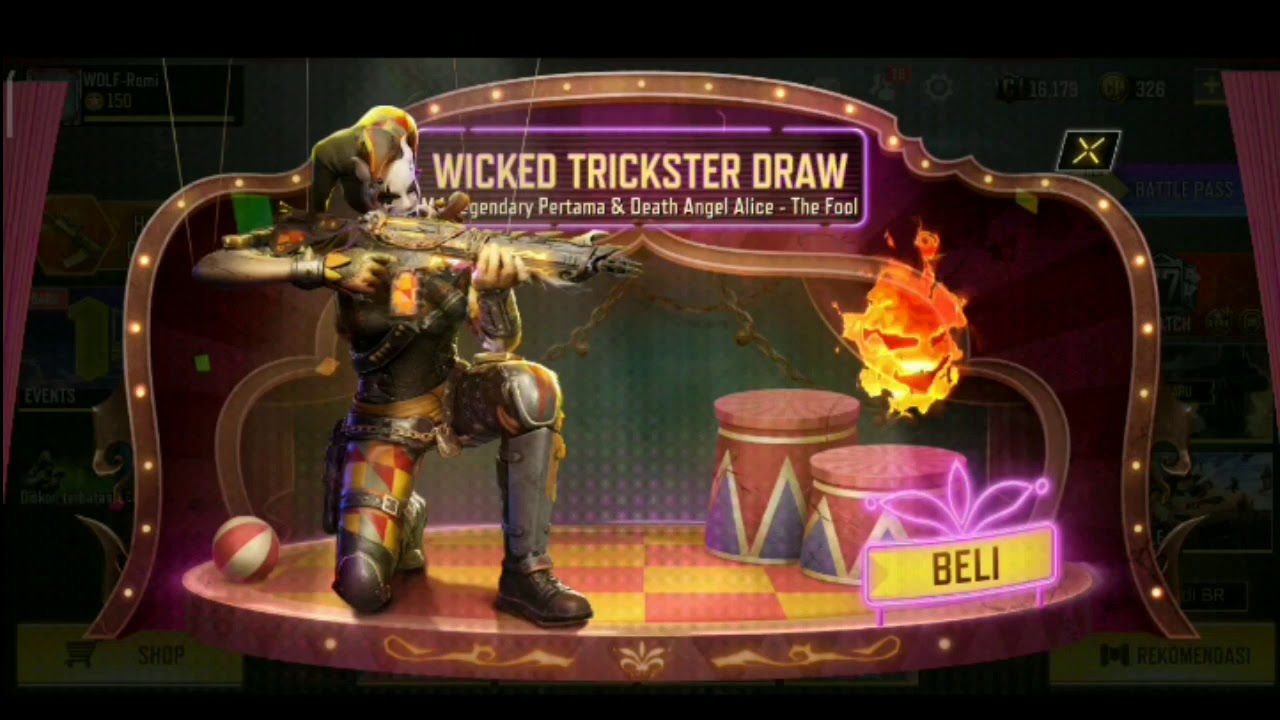 Wicked Trickster Draw || Call of Duty Mobile Garena Season 11
