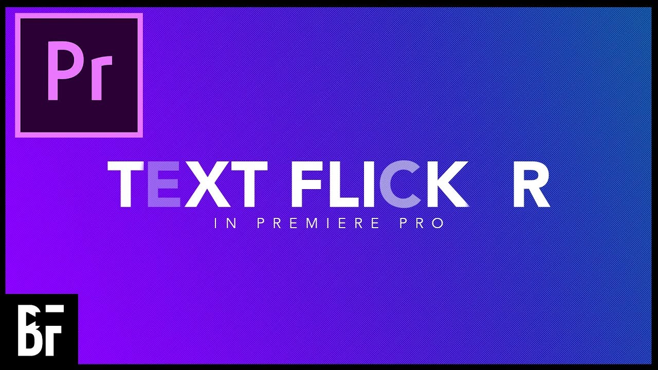 how to stop flicker premiere pro adding effects