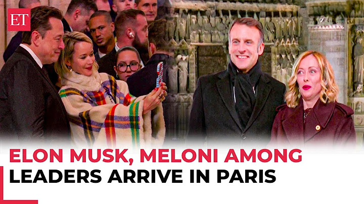 Notre Dame reopening: Elon Musk, Italian PM Meloni and other leaders arrive in Paris