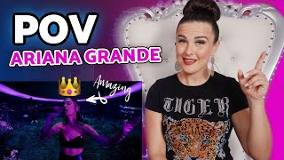 Vocal Coach Reacts to Ariana Grande - pov (Live)