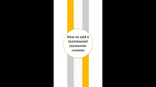 Boost 360 | How to add a testimonial (Customer Review)