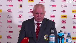 South Africa 17-22 The Lions | Warren Gatland's post-match press conference.
