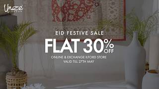 Get Flat 30% OFF On Everything Eid Festive Sale