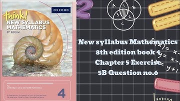 New syllabus Mathematics 8 edition book 4 Chapter 5:  Ex 5B Q6 #function​​​  #maths​​​ #chapter5​​​ 