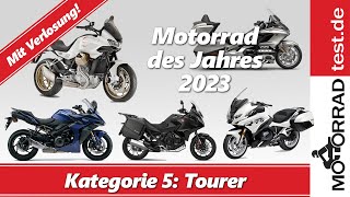 Wahl zum Motorrad des Jahres 2023 & Verlosung | KATEGORIE 5: TOURER