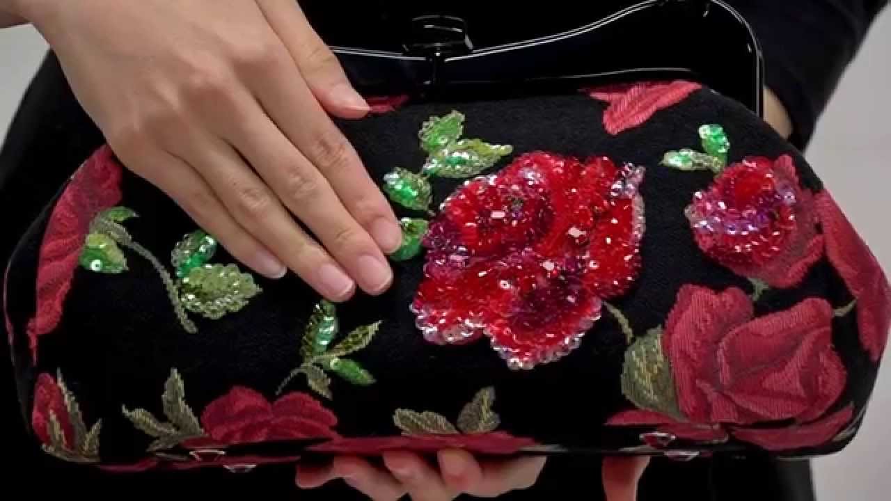 Think Bee! シンクビー！ デラックスピンキーローズ 口金バッグ - YouTube