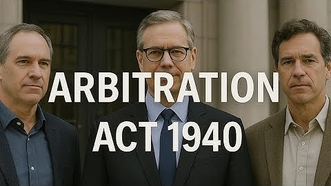 Arbitration Act 1940