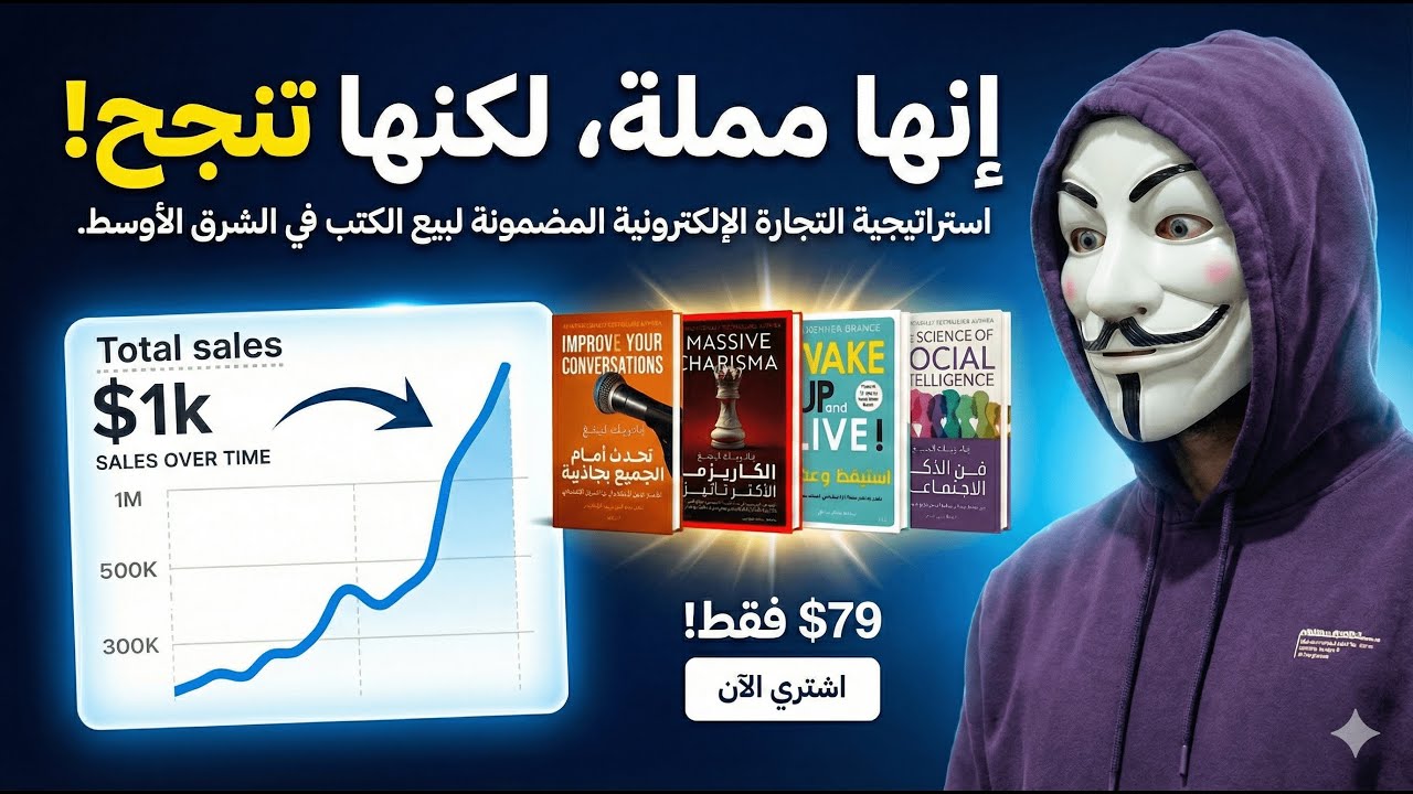 استراتيجية بيع كتب التحفيز و تطوير الذات في أسواق الشرق الأوسط من المغرب