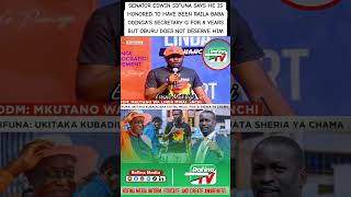Oburu mimi simtambui sifuna says #gachagua #ruto #shortfeed #kindiki #uhuru #babu #jirongo