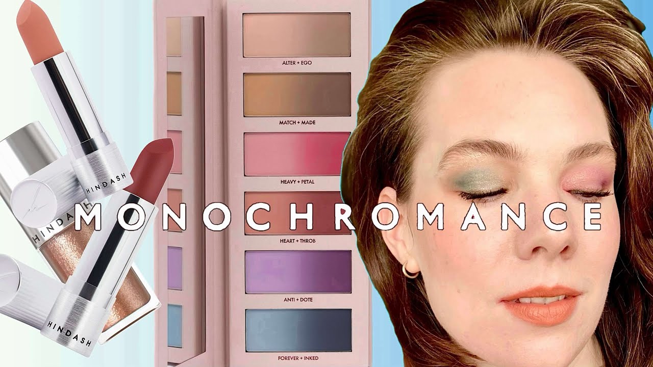 HINDASH Monochromance Collection Gradient Palette, Boy Tears Color Fluid, Manifesto Lips 🌺