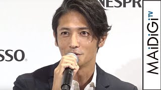 玉木宏、“コーヒー愛”明かす「四六時中飲んでる」　ネスプレッソ「マスターオリジン」発表会1