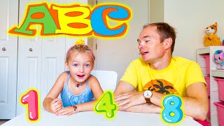 Princess Sofia learn the alphabet and count, Back to School!