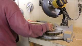 How to chamfer a post