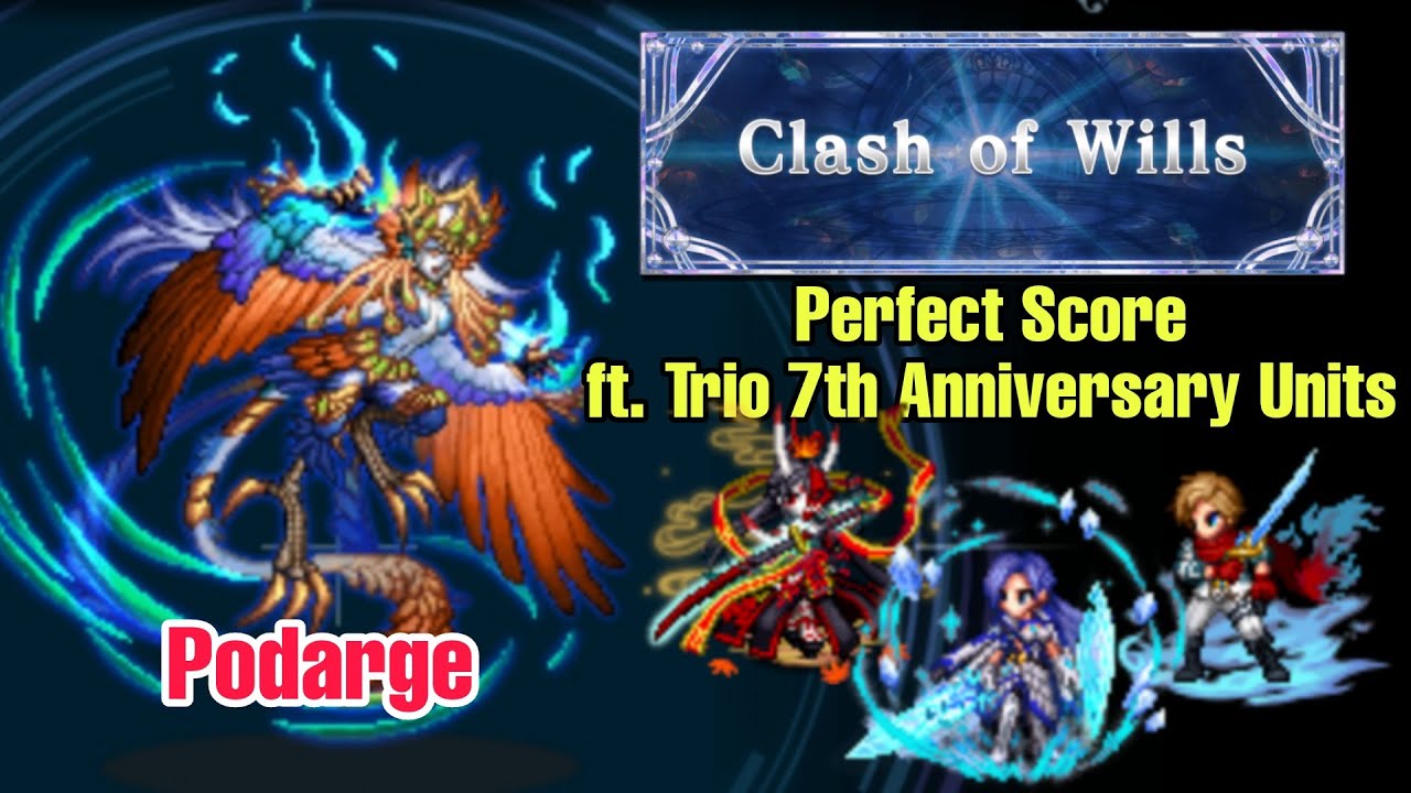 [FFBE] Podarge - Perfect Score ft. Trio 7th Anniversary Units | Harpy of Unknow Origin