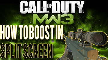 How to Boost in Split Screen Modern Warfare 3