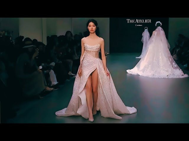elegant a line wedding dresses A-line Long Sleeve Wedding Dresses V-neck Elegant Lace Bridal Gown SEW028 main image 1