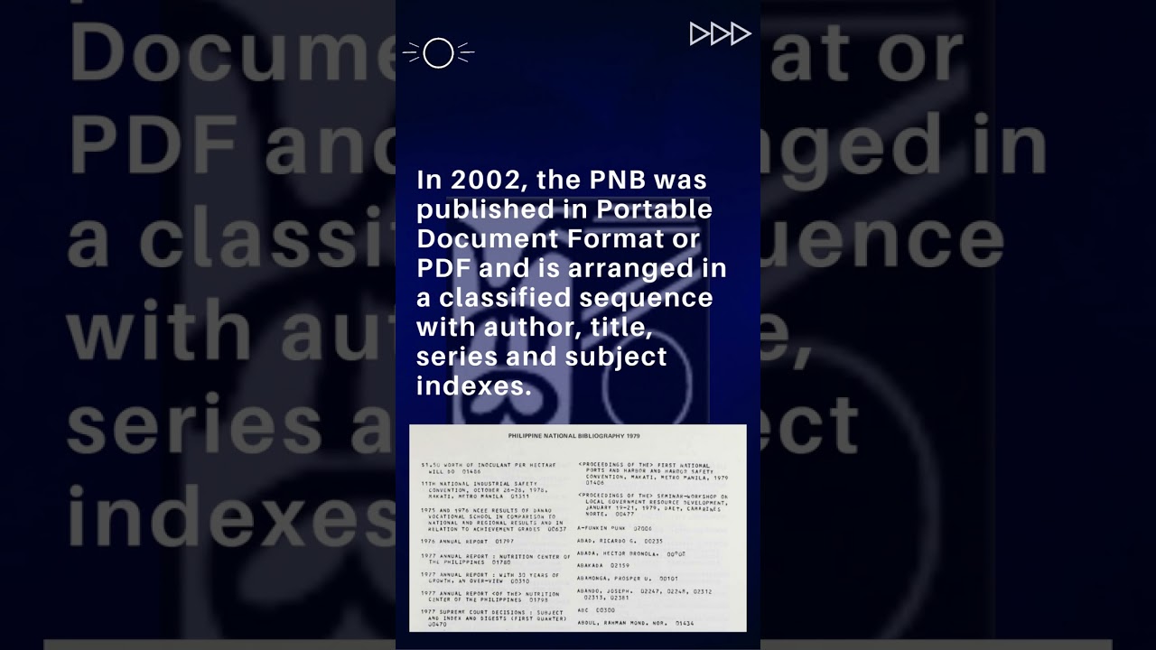 History of the Philippine National Bibliography (PNB)