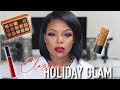 Bold Red Lips &amp; Winged Eyeliner Tutorial Dark Skin | The Tessa Stewart