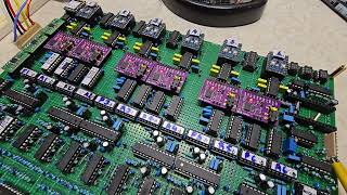 Self contained 6 voice polysynth board
