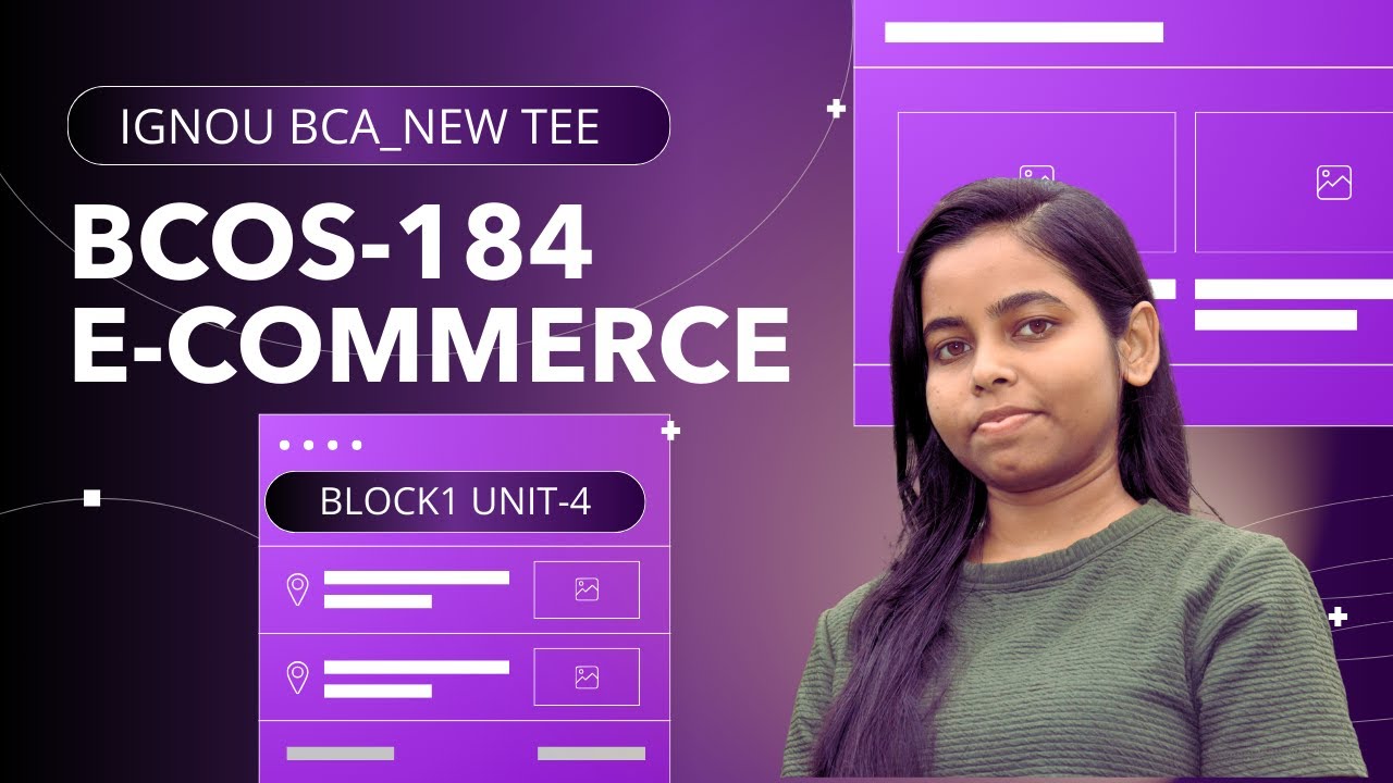 BCOS-184 E-Commerce | Last-Minute Simple Notes | IGNOU Exam | BCA_NEW 