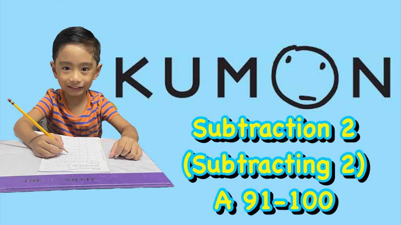 KUMON Math Program A 91-100 - YouTube