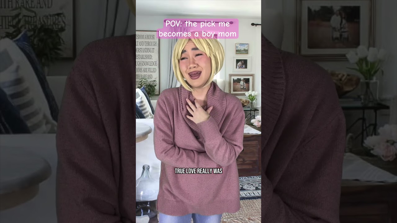 POV: the pick me girl becomes a boy mom 