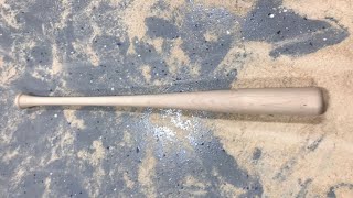 Making a baseball bat 🏏 How to make a baseball bat with a lathe