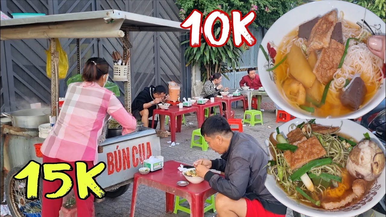 Hai nồi bún khô mực bao rẻ mà ngon 10k 15k dành cho người lao động