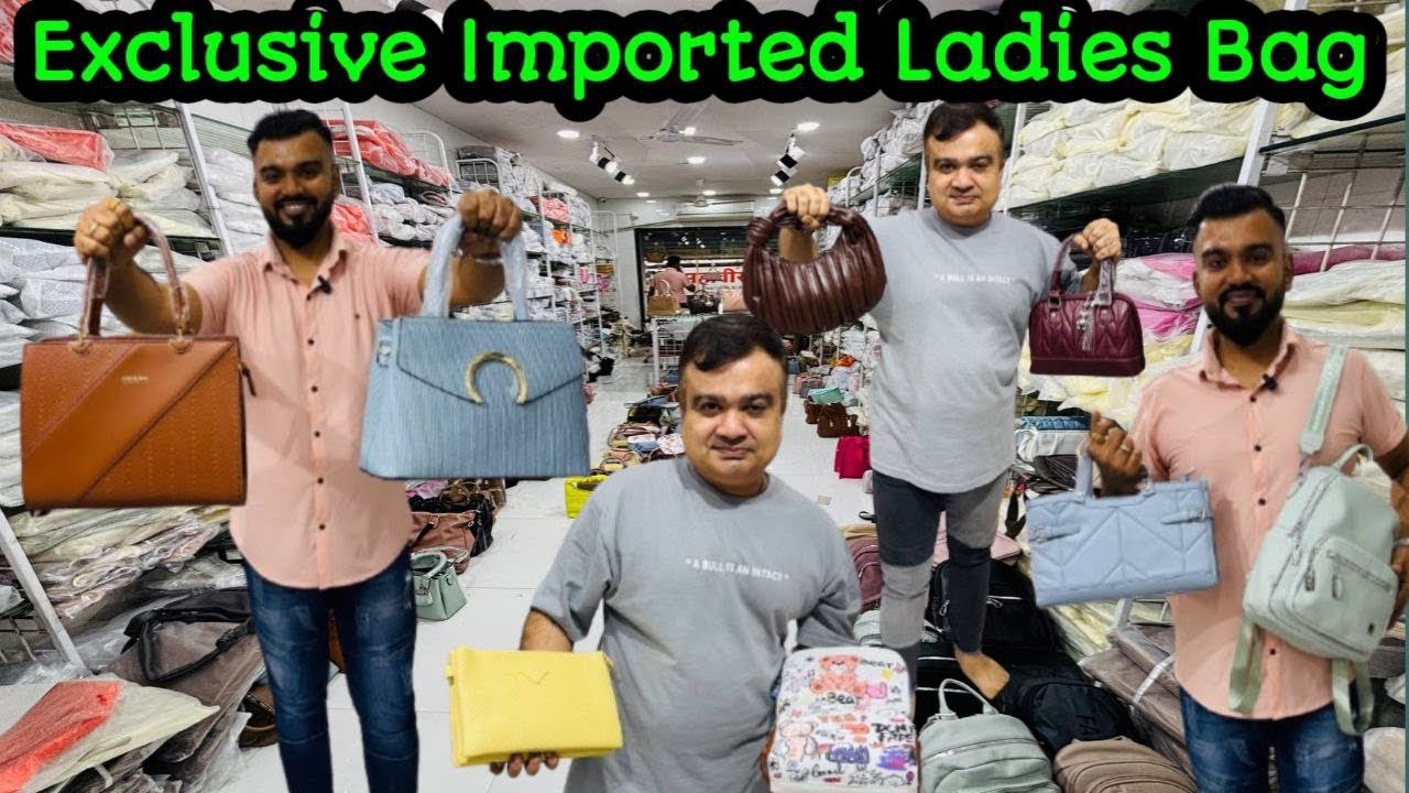 मुंबई ।WHOLESALER  OF IMPORTED PREMIUM HANDBAGS  TRENDY SLING BAGS PREMIUM QUALITY WALLETS