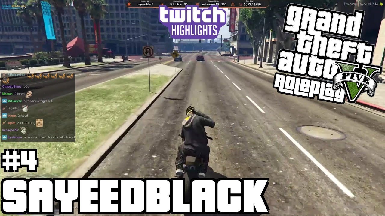 SAYEEDBLACK - Twitch Highlights/Funny Moments #4 | GTA V Roleplay