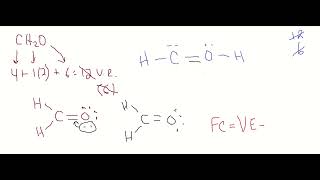 Lewis Structure for Formaldehyde (CH2O) with Formal Charges