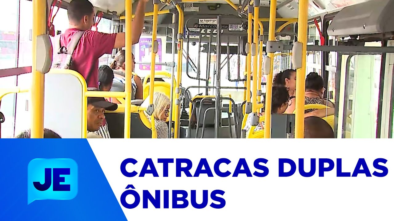 População denuncia o uso de catracas duplas no transporte coletivo - JE