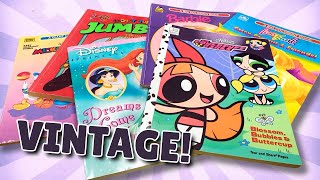 Making Art with VINTAGE Coloring Books