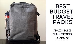 amazon basic travel backpack