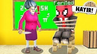 KORKUNÇ ÖĞRETMEN BENİ ÖLDÜRECEK! 😱 - Minecraft