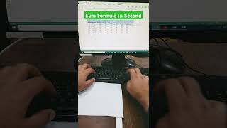 How to add addition/ sum formula in the excel #shortcutkeys #excellearning #exceltips #exceltutorial