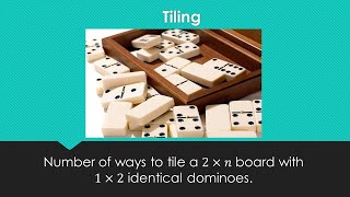 Number of ways to tile a 2 x n grid using 1 x 2 dominoes