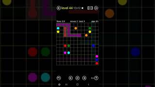 How To Solve Flow Free Premium 12x12 Mania Level 44 Hard Board Walk Through Solution Walkthrough
