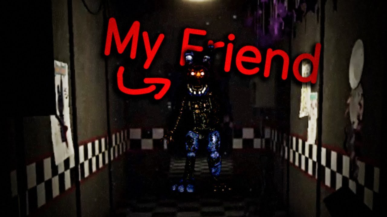 FNAF, но мои друзья ВЫСЛЕДЯТ МЕНЯ...