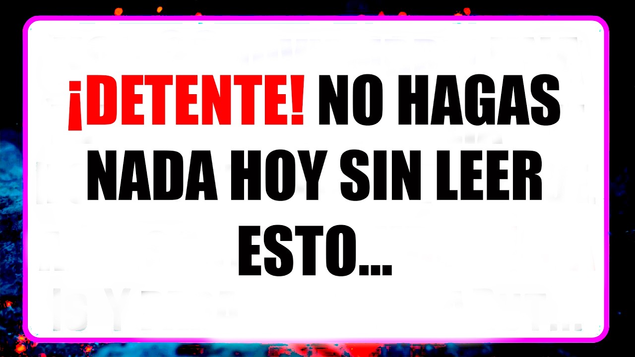 ⚠️ EL CIELO DICE: 