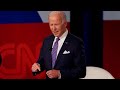 'Daydreaming about riding a pony': Joe Biden's fists gaffe at CNN town hall