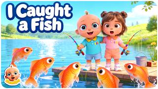12345 Once I Caught a Fish Alive 🎣  More Nursery Rhymes & Kids Songs Compilation | Baby Rambo Fun