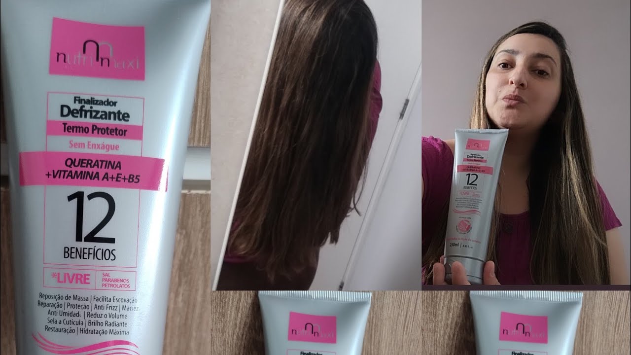 Finalizador Desfrizante termo protetor Nutrimaxi 12 benefícios 🥰