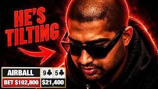 Nik Airball sedang dalam keadaan miring…Lalu menggertak dengan taruhan $100.000…
