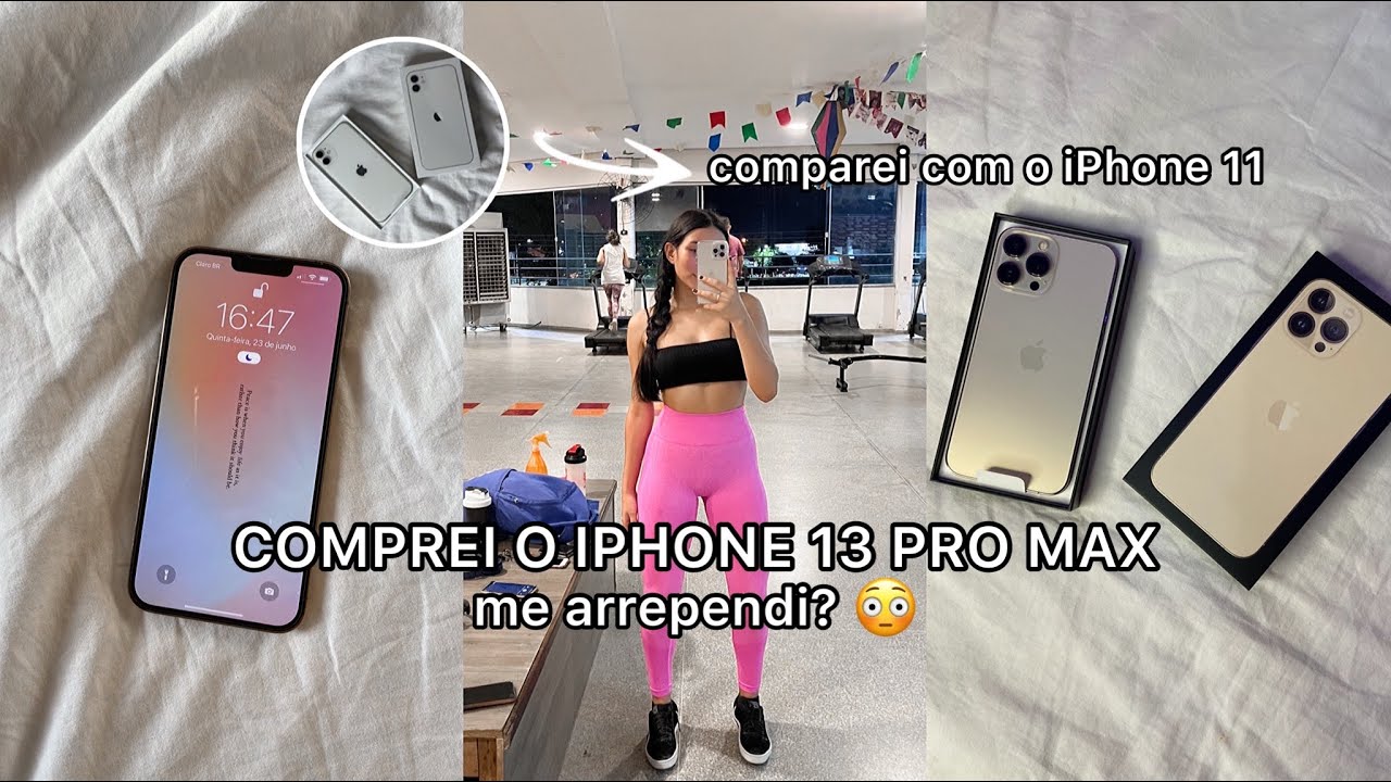 COMPREI O IPHONE 13 PRO MAX | unboxing + valeu mesmo a pena?