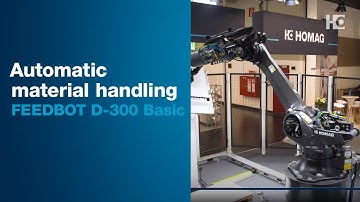 FEEDBOT D-300 Basic - Automatic material handling on CNC processing center DRILLTEQ V-500