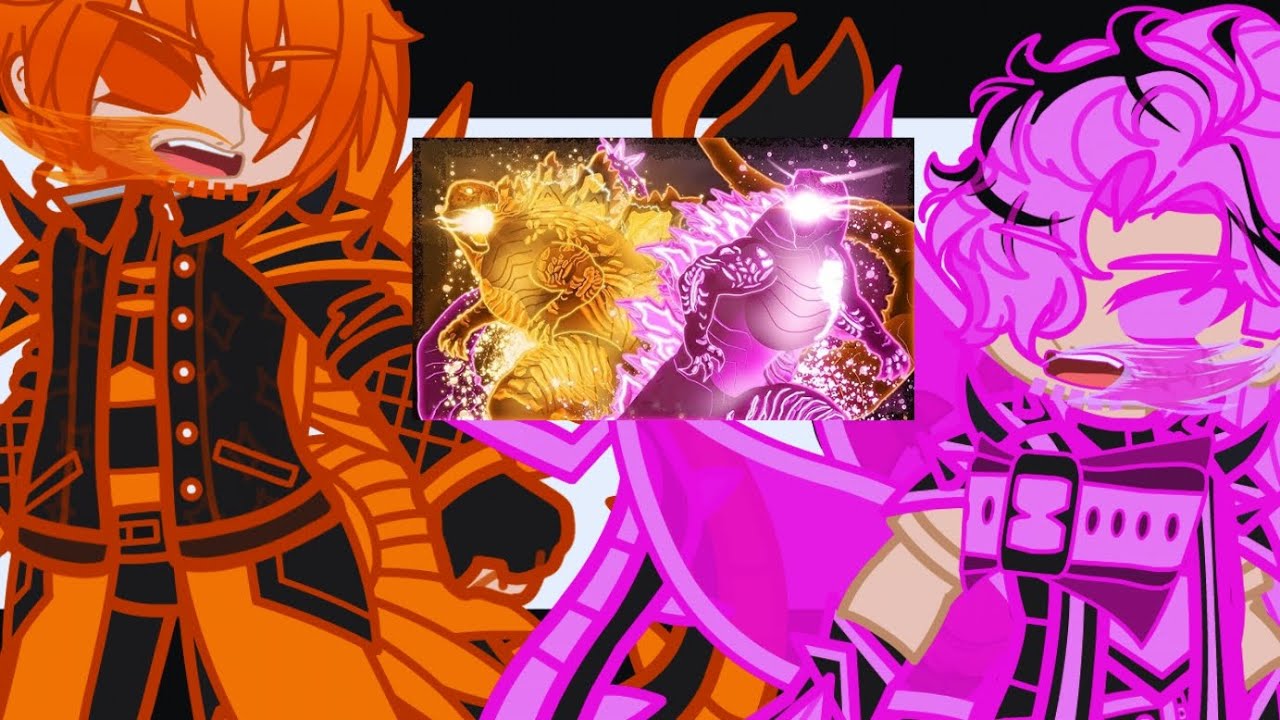 Kaijus reagindo: Supercharged Evolved Godzilla vs Thermonuclear Godzilla | Monsterverse | My AU