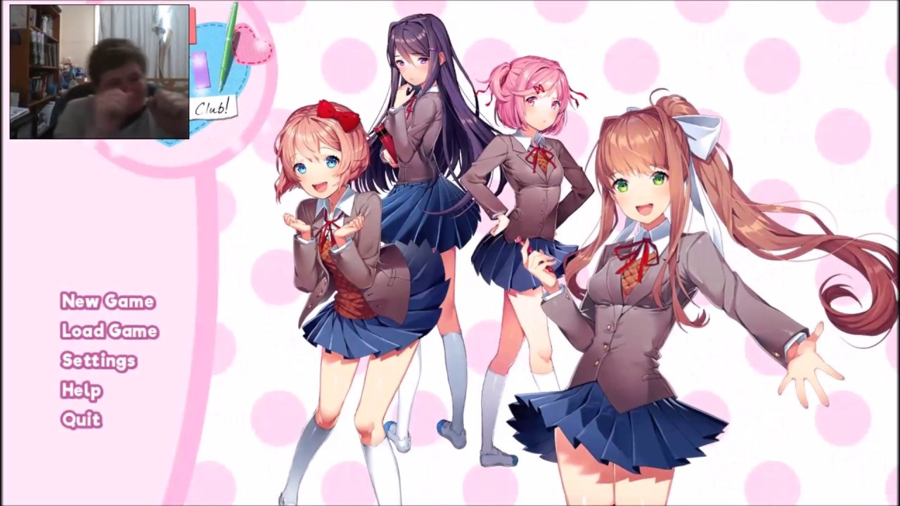 Doki Doki Literature Club Ep 1 Good old Australian Manners! Mick2998's Doki Doki Literature Club